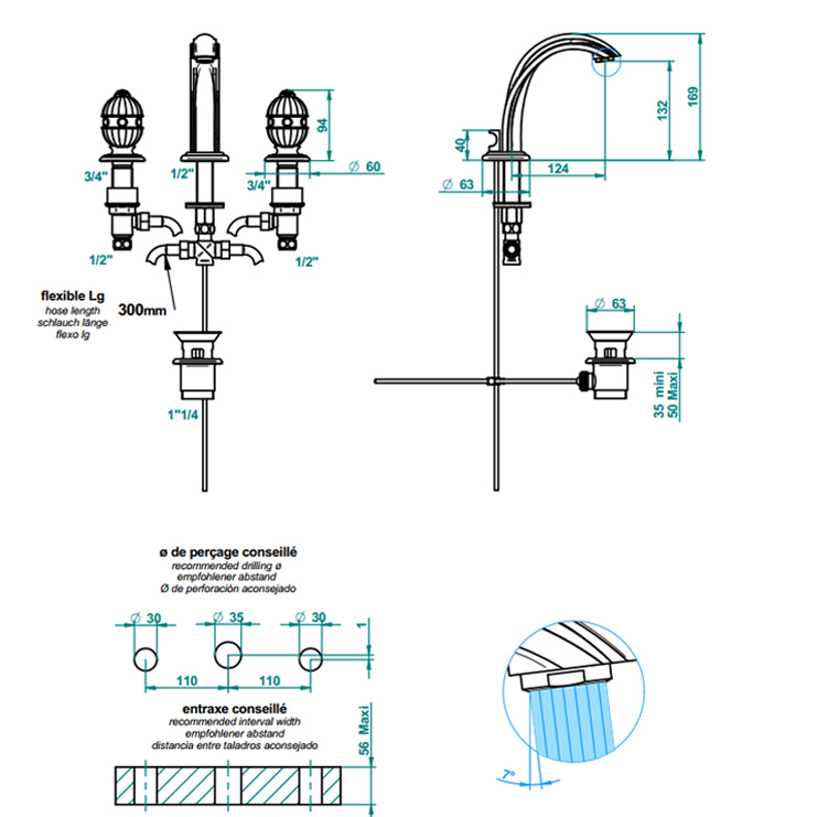 Фото Смеситель для раковины - стиль Европейский - Купить в Интернет-магазине Фото Смеситель для раковины - стиль Европейский - Купить в Интернет-магазине